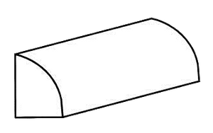 BSM - Finishing moldings 1/2" X 3/4" X 96" (Aspen - Lithium)