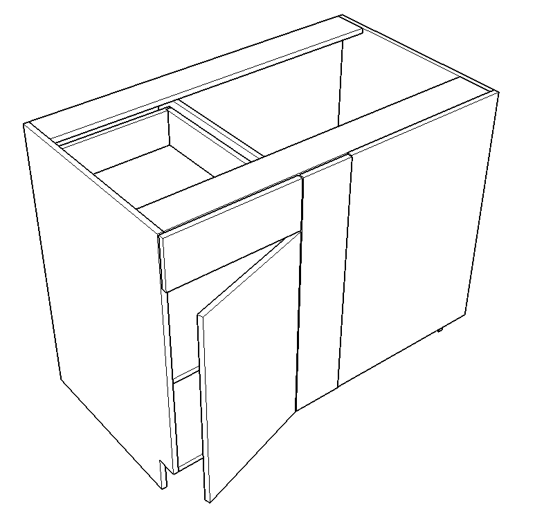 Base Blind Corner - Right (Stowe - Celeste)