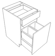 Pull Out Door Base with Waste Bin C-B3 - 21