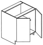 Full Door Base - Double Door (Telluride - Celeste)
