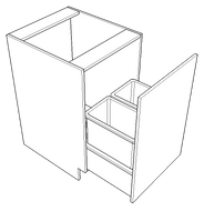 Pull Out Full Door Base with Waste Bin C-B3 - 21