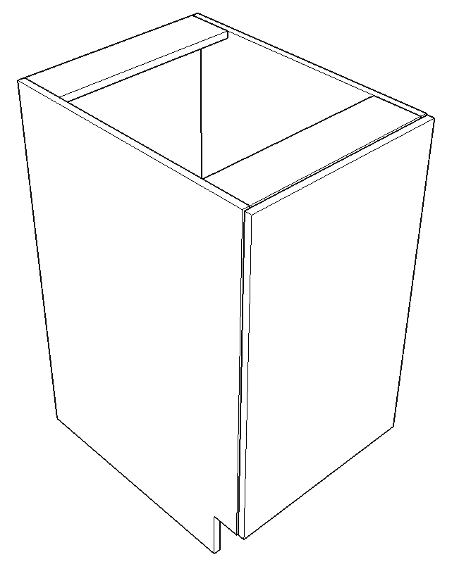 Full Door Base - Single Door (Breckenridge - Lithium )