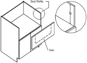 Farmer Sink Base (Alta - Ebony)