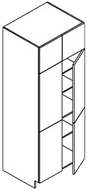 Vanity - Tall Linen Utility - Double Door (Alta - Cream White)
