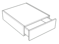 Vanity - Lap Knee Drawer (Vail - Cream White)