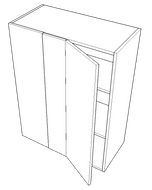 Wall Blind Corner - Left (Breckenridge - Pure)