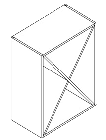 Wall CrissCross - (Aspen - Orion Gray)