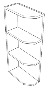 Wall Decorative Shelves - Left - (Killington - Lithium)