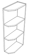 Wall Decorative Shelves - Right - (Telluride - Galactic)