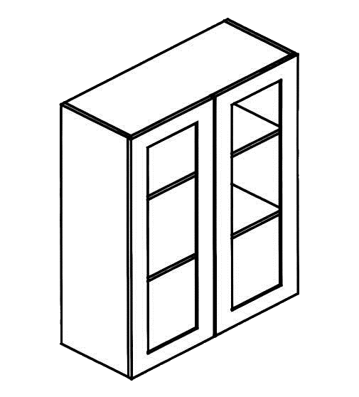 Wall With Glass Door 24