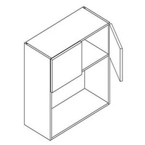 Wall Open Shelf-15 (Alta - Cream White)