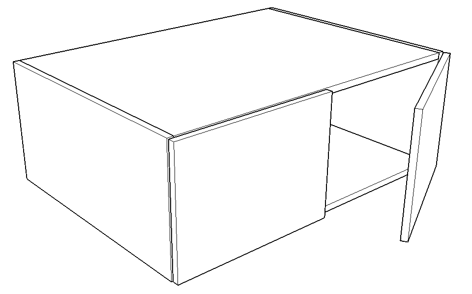 Wall-Refrigerator -12 (Aspen - Ebony)