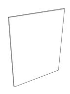 Panel - Finished 2 Sides for Wall Cabinet (Vail - Ebony)