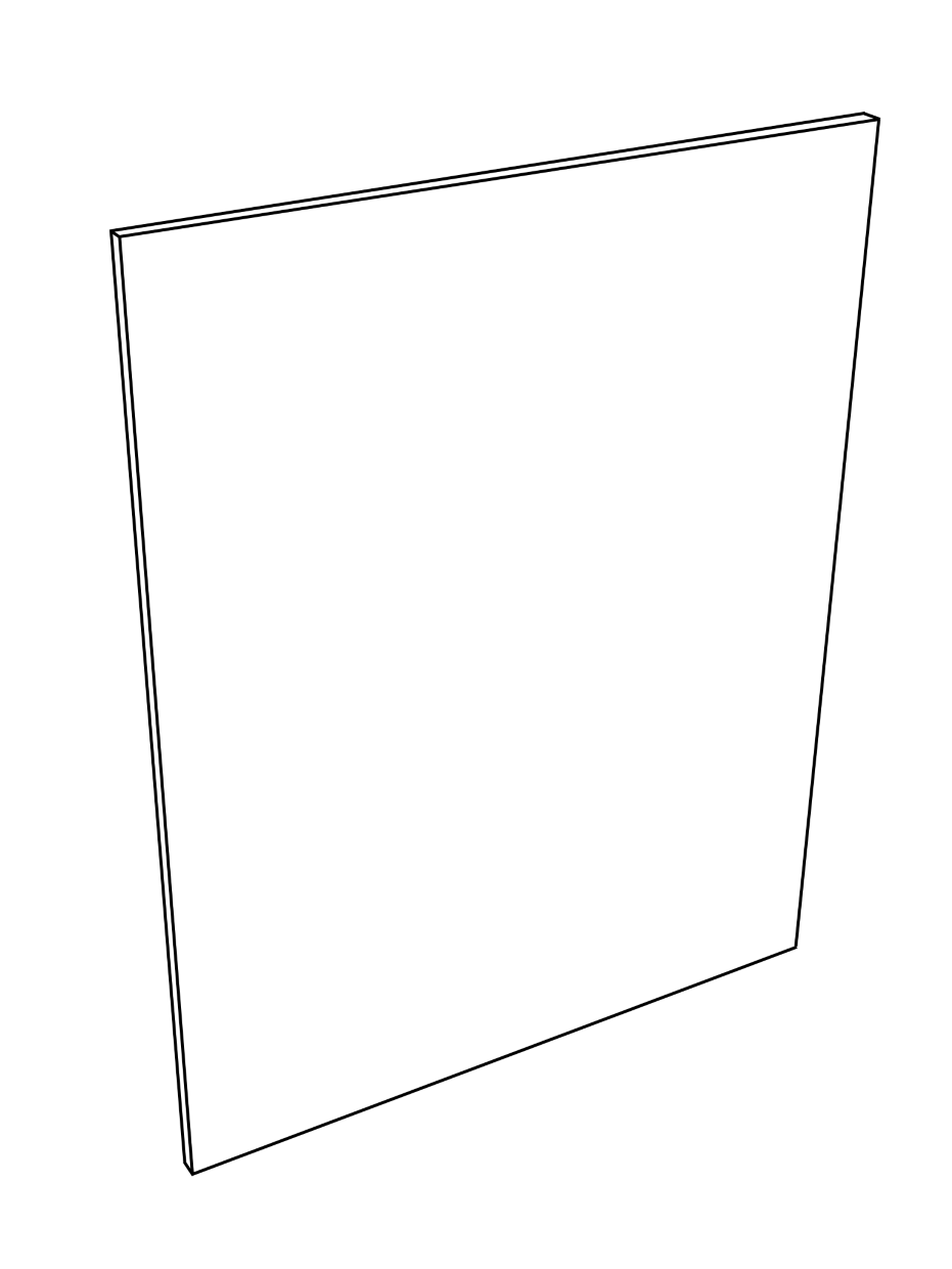 Panel - Finished 2 Sides for Island (Breckenridge - Galactic)