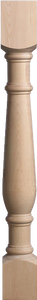 RICH_LEG_6059 - Table Wood Leg - 4 1/4" x 4 1/4" x 35 3/8" (Aspen - Lithium)