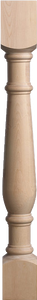 RICH_LEG_6059 - Table Wood Leg - 4 1/4" x 4 1/4" x 35 3/8" (Vail - Orion Gray)