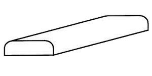 RSM - Finishing moldings 3/4" X 1/4" X 96" (Aspen - Pure)