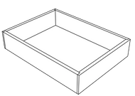 Roll Out Drawer  Cabinet (Alta - Pure)