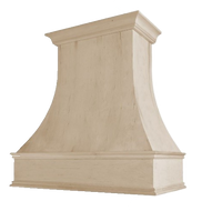 Range Hood - Traditional Curved Smooth (Breckenridge - Pure)-QUOTE ON DEMAND