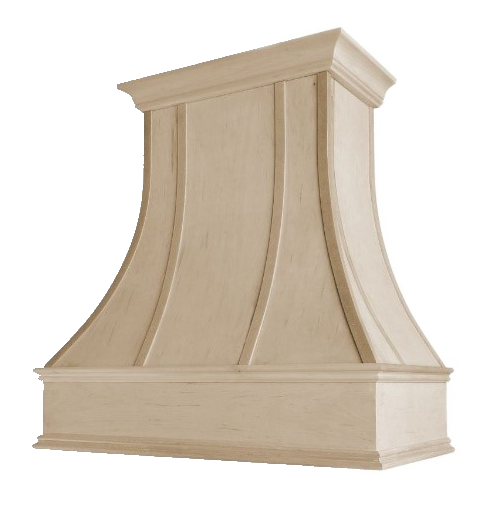 Range Hood - Traditional Curved With Strapping (Stowe - Ebony)-QUOTE ON DEMAND